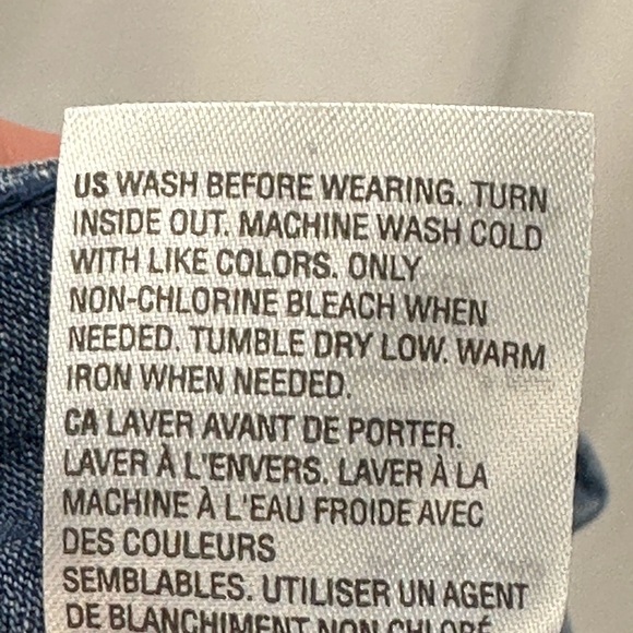 Karen Scott Comfort Waist Denim Zip Front Capri - Blue - size 24W - Picture 8 of 8